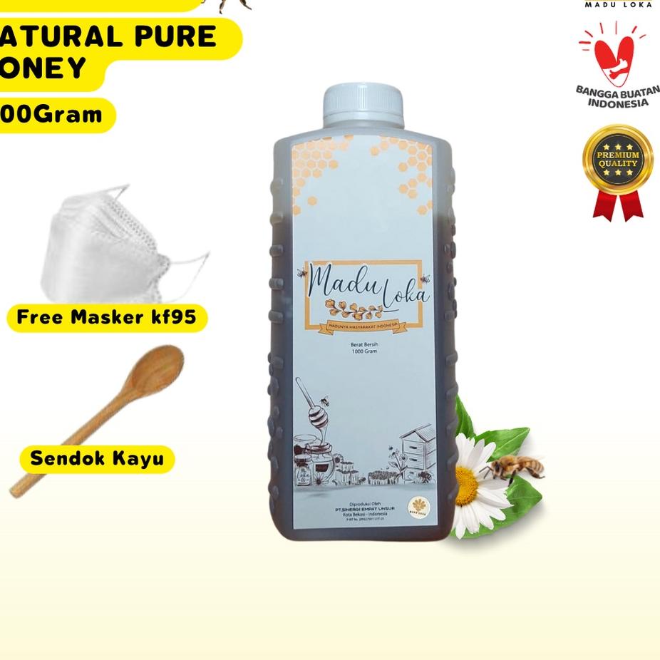 

COD[KP8]-Madu Murni Asli - Madu Loka 1kg (Manis) Natural Pure Honey
