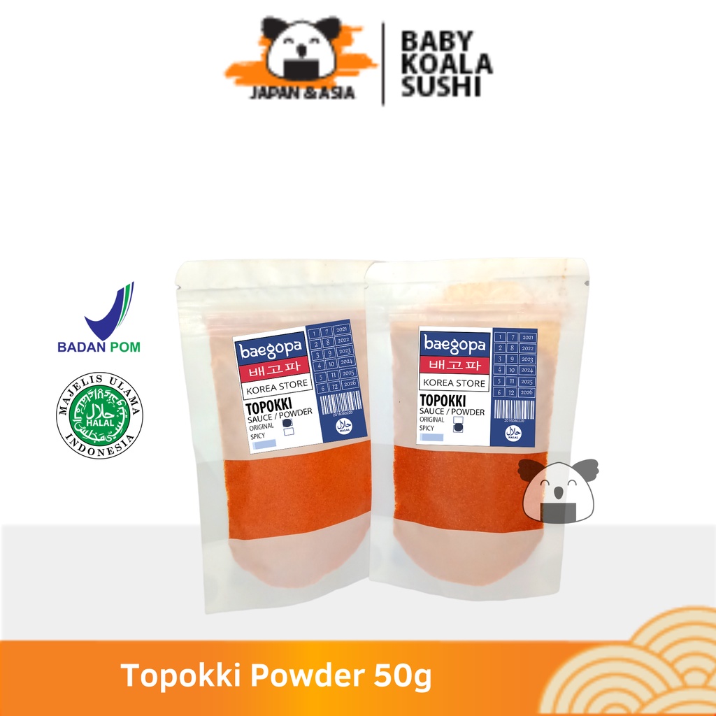 TOPOKKI SAUCE POWDER Kuah Tteok Instan 50 g Halal