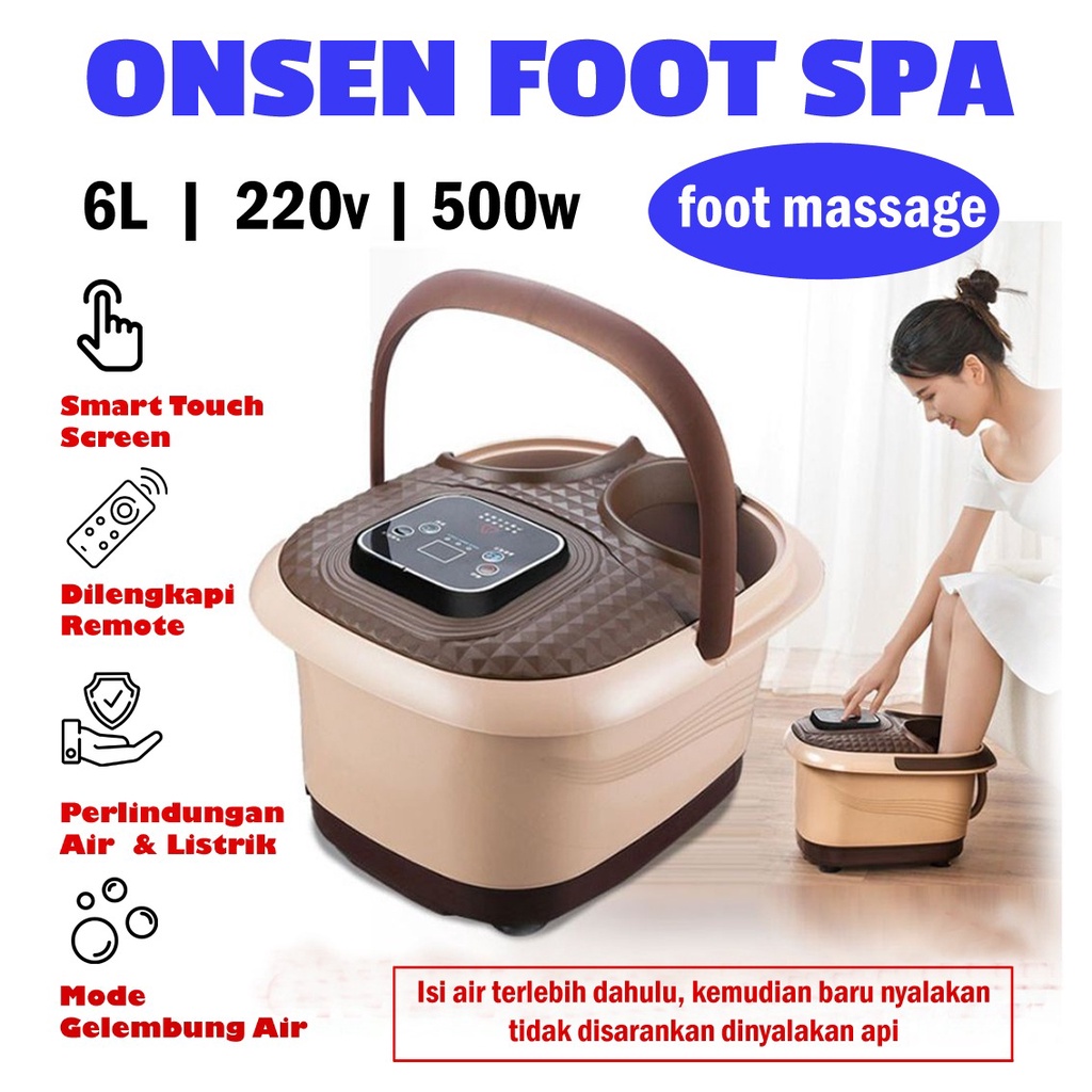 Jual Foot Spa Massage Ember Onsen Baskom Pijat Rendam Air Kaki Elektrik