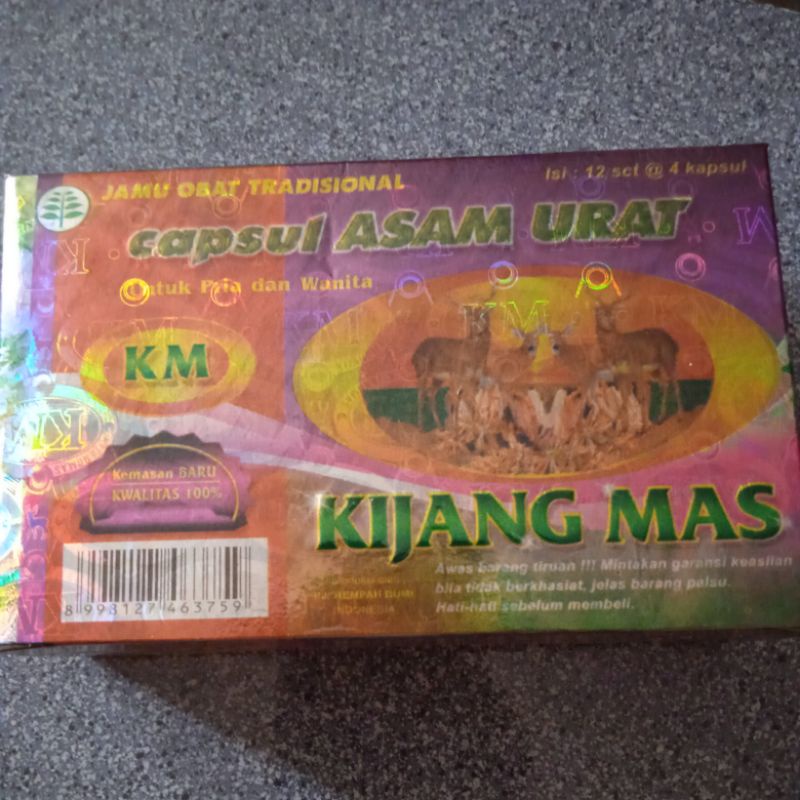 Kijang Mas Asam Urat Kapsul 100% Original