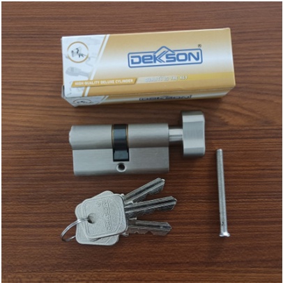 Silinder Kunci knop dekson Cylinder Thumbturn Putar Dekson