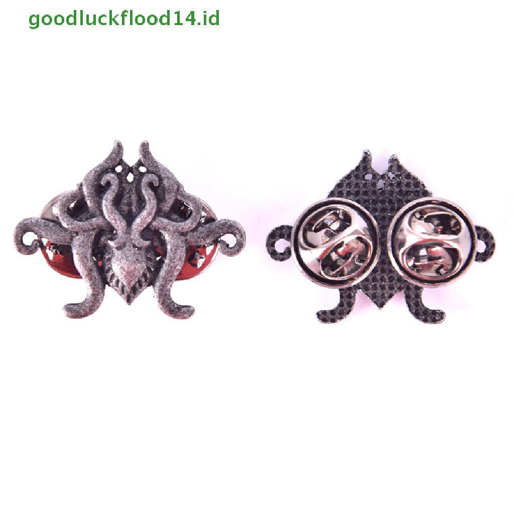 [GOOGFOUR] Cthulhu Badge Bros Kerah Pin Untuk Baju Ransel Topi Perhiasan Dekorasi [TOP]