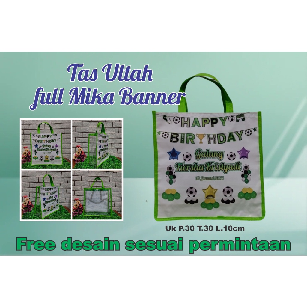 GOODIE BAG ULTAH FULL MIKA/TAS ULANG TAHUN FREE DESAIN