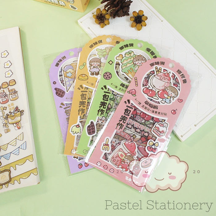 

Namei Likes Desserts Diary Deco Stickers - Stiker Lucu