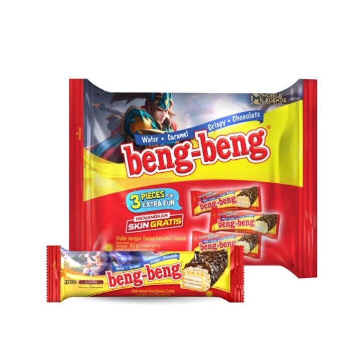 

BENG - BENG WAFER CHOCO 3X20GR /PCK