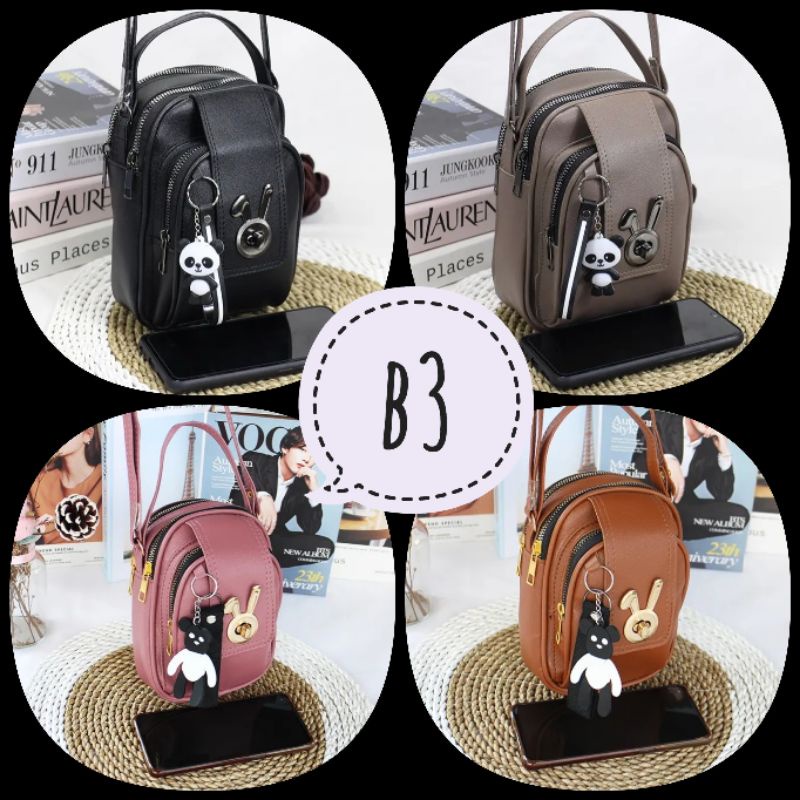 Tas HP Kecil Unik Tas Selempang Wanita B3