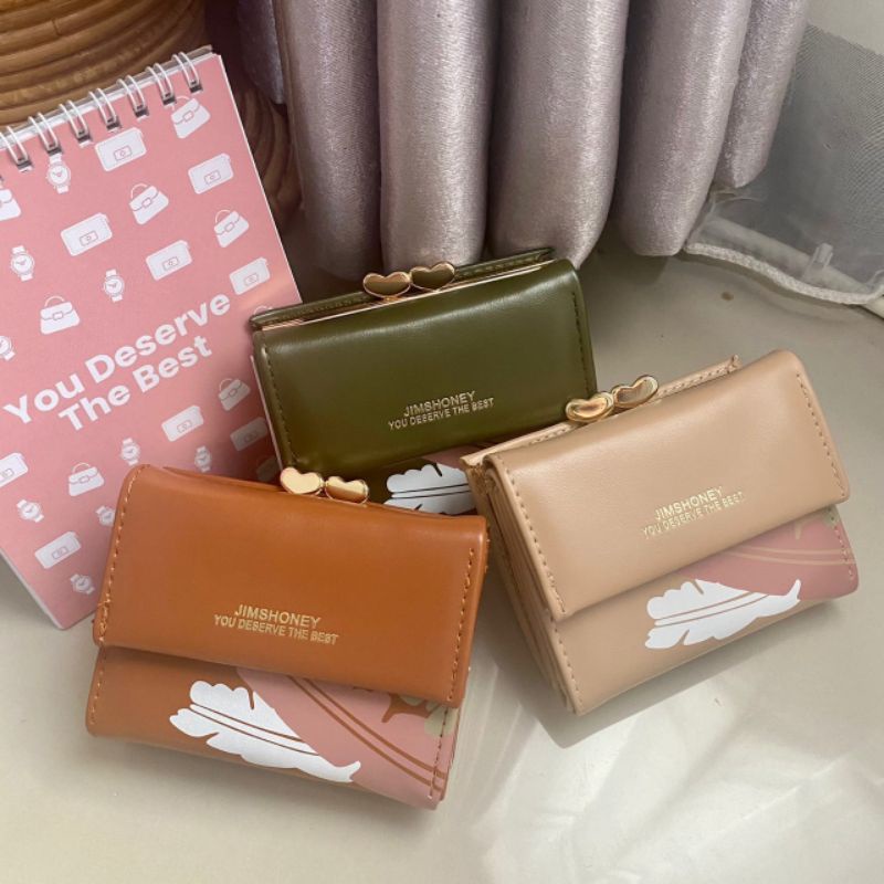 Airin Wallet Jims Honey Dompet Kecil Lipat Wanita Import