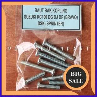 perkakas baut mesin bak kopling Suzuki RC 100 RC100 SPIRIT BRAVO SPRINTER 2674N23