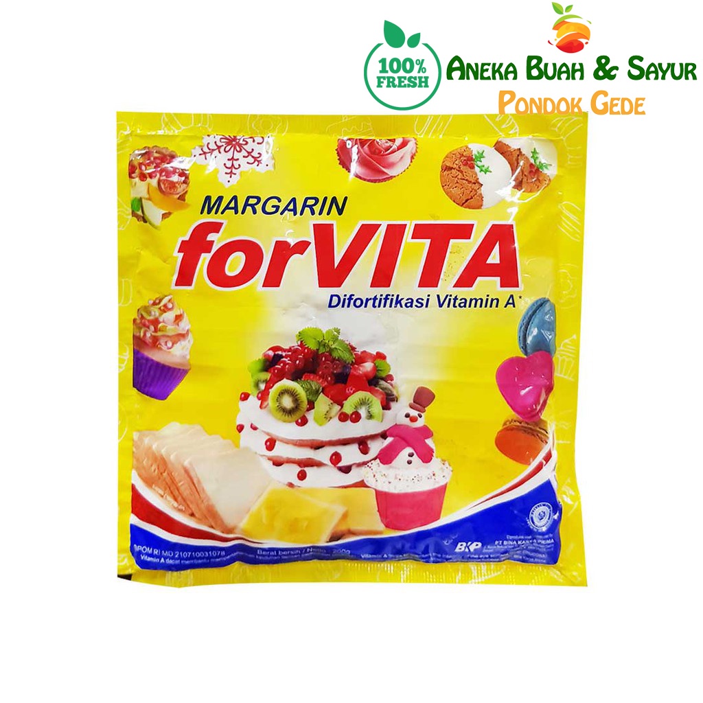 

Margarine | Mentega Forvita 200gr