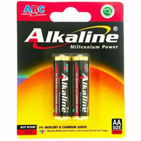 Baterai ABC Alkaline AA Isi 2 / Battery ABC AAA Isi 2 / Baterai jam A2 / Baterai Remot A3