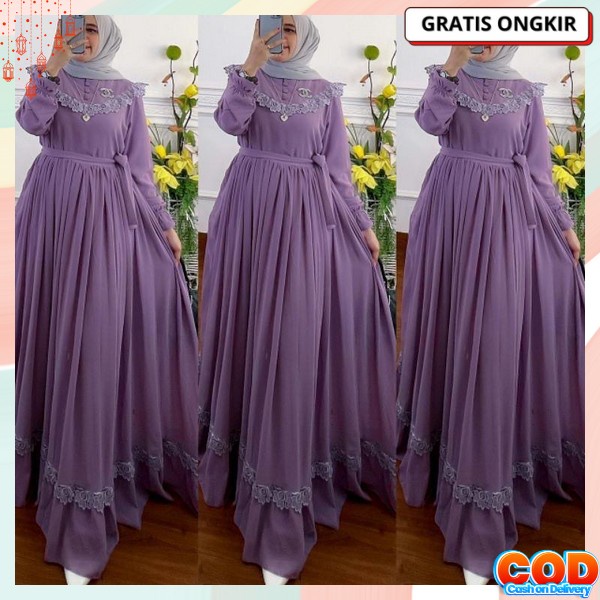 Gamis Terbaru Lebaran 2023 Games Dres Remaja Pakaian Simple Elegan Buju Terbaru 2023 Maxi Drees Musl