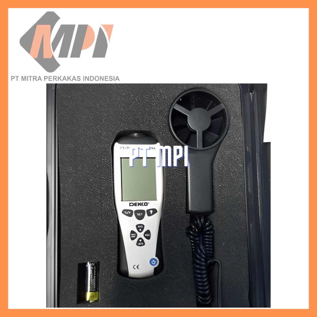 Jual Anemometer Digital Dekko Alat Pengukur Kecepatan Angin FT 7955 Shopee Indonesia