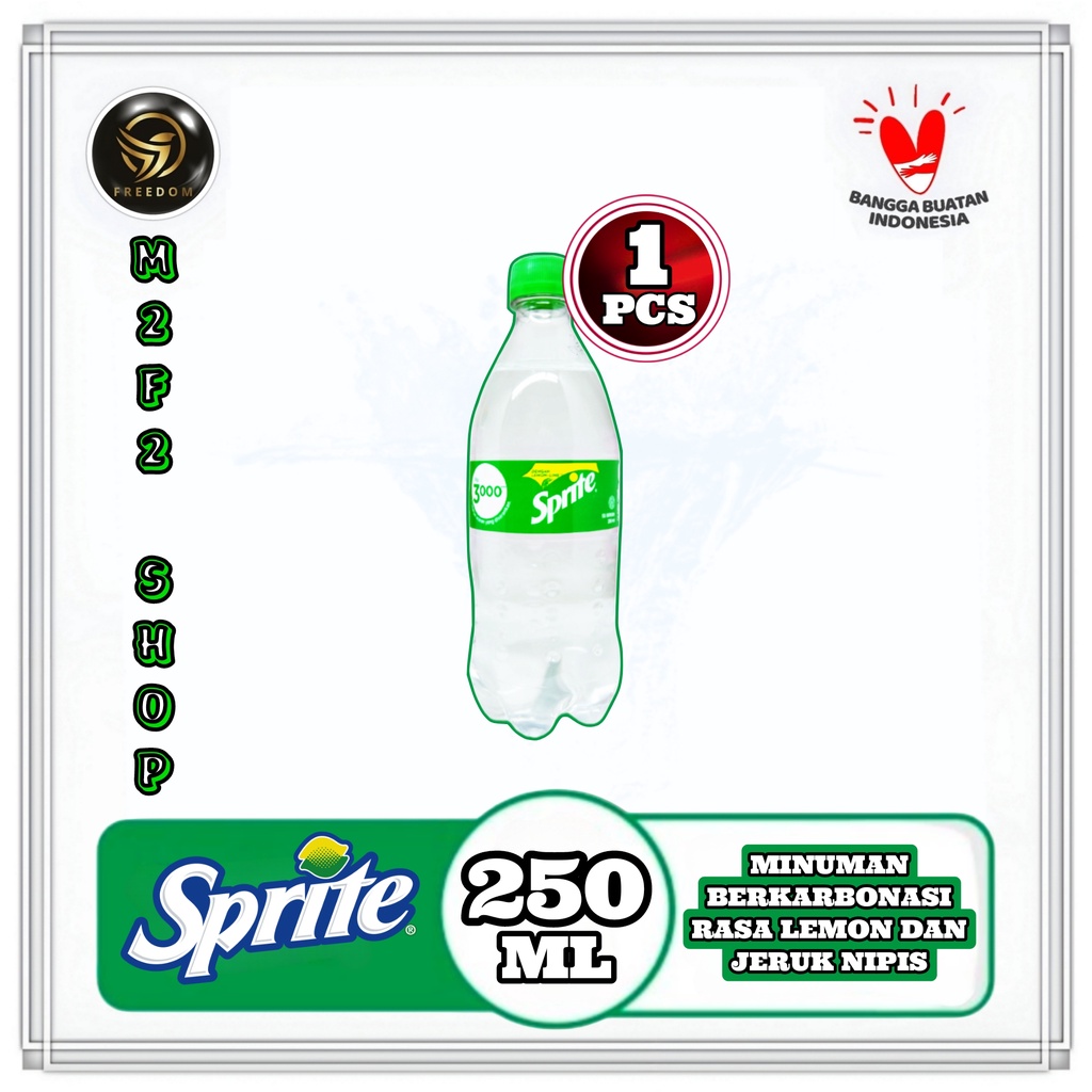 

Sprite Original MInuman Bersoda Botol Plastik Pet - 250 ml (Kemasan Satuan)