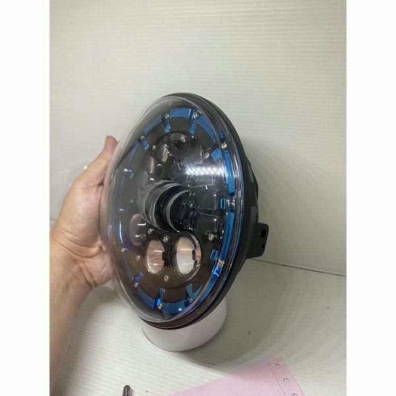 Lampu Depan Daymaker 7inch Predator Angel Eyes