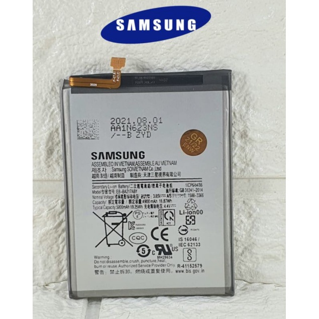 Battery Batere Batre Baterai Mcom Samsung A12 A125 A02 A022 A21s A217 EB-B217ABY
