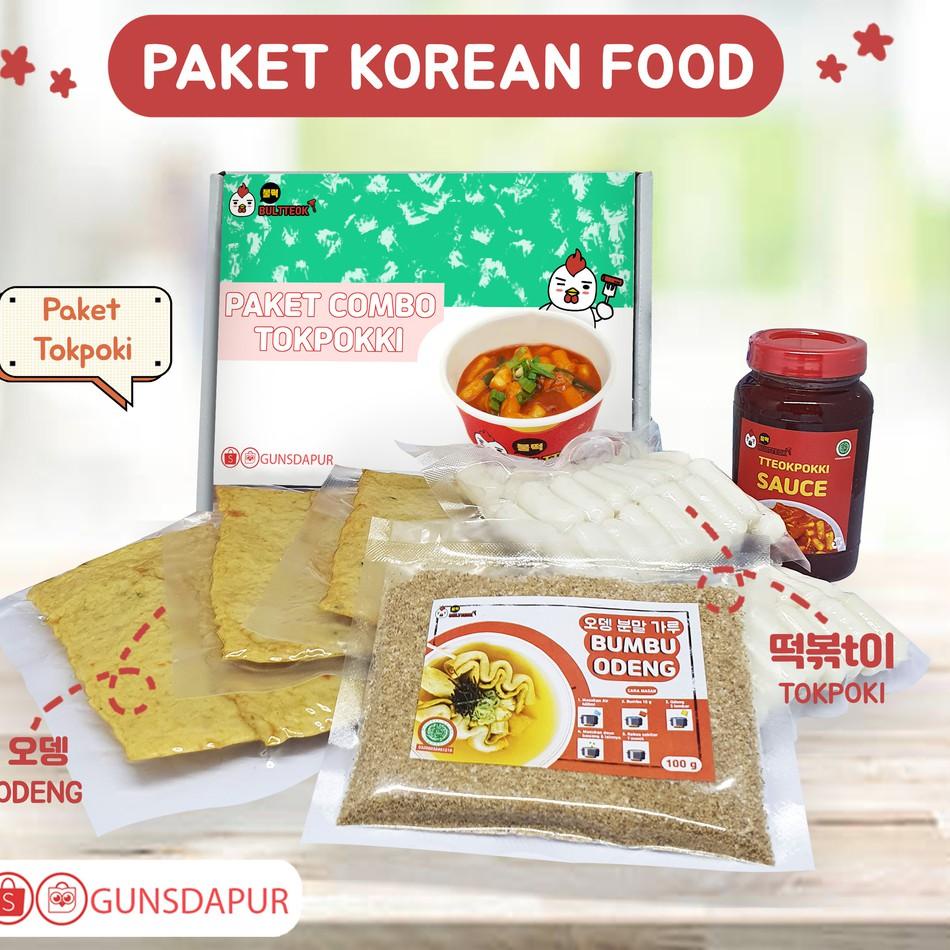 

✶ Paket tokpoki combo tokboki bultteok gunsdapur ala Korea murah ♨