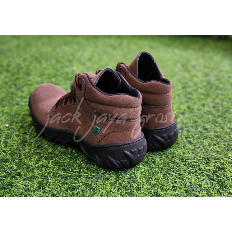 sepatu boots seafty full kulit sapi original suide