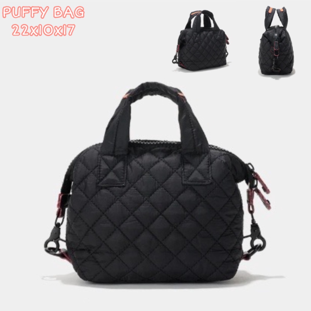 Hot Sale 2023 New Tas Selempang Puffy Style Light Weight Waterproof Handbag Cloth Shoulder Casual Bags Women Female Messenger bag