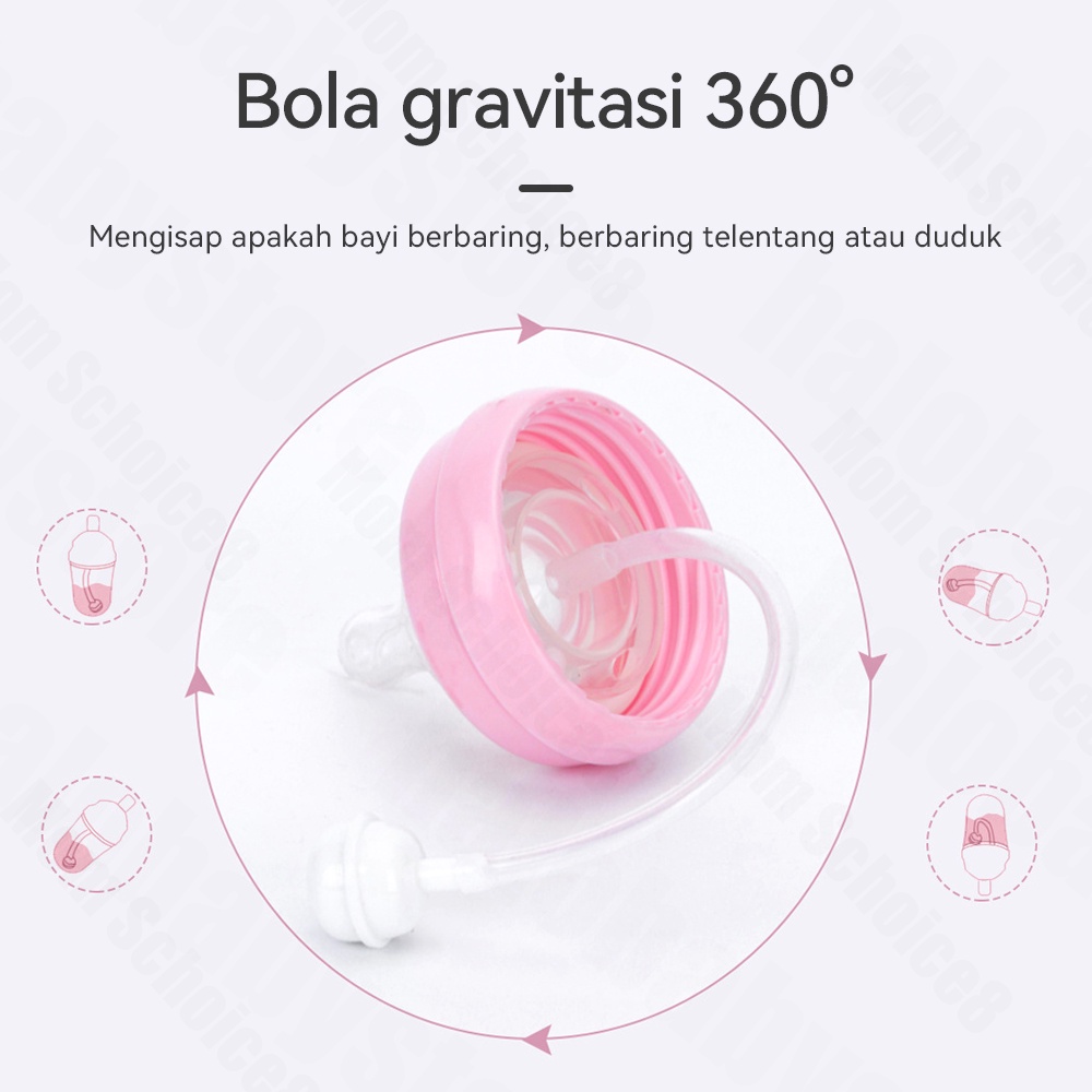 Halo Baby Sedotan Pengganti Nipple untuk botol susu/Straw Replacer/Sedotan Pemberat Botol Susu