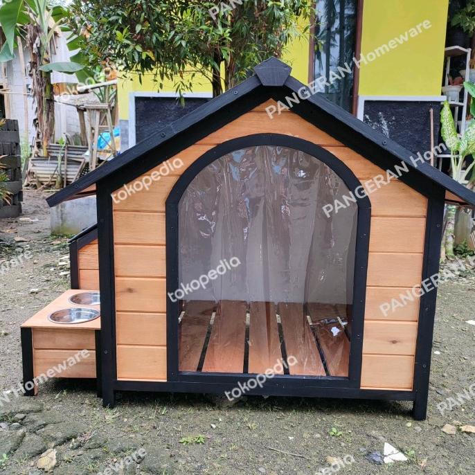 Kandang Anjing Outdoor Murah | Rumah Anjing Kayu Minimalis | Dog House