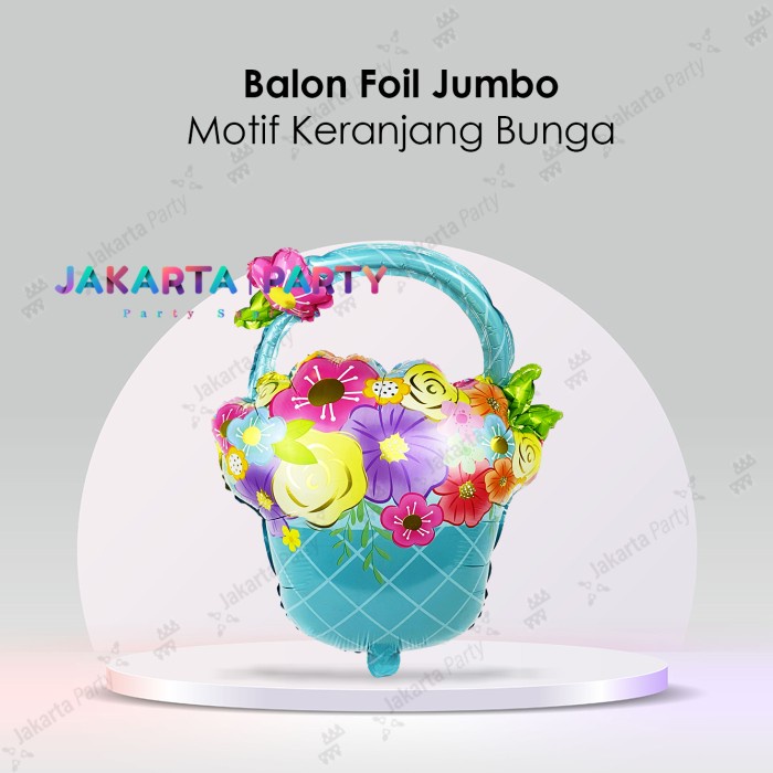 Balon Foil Karangan Bunga Tosca / Foil Bunga / Foil Karangan Bunga