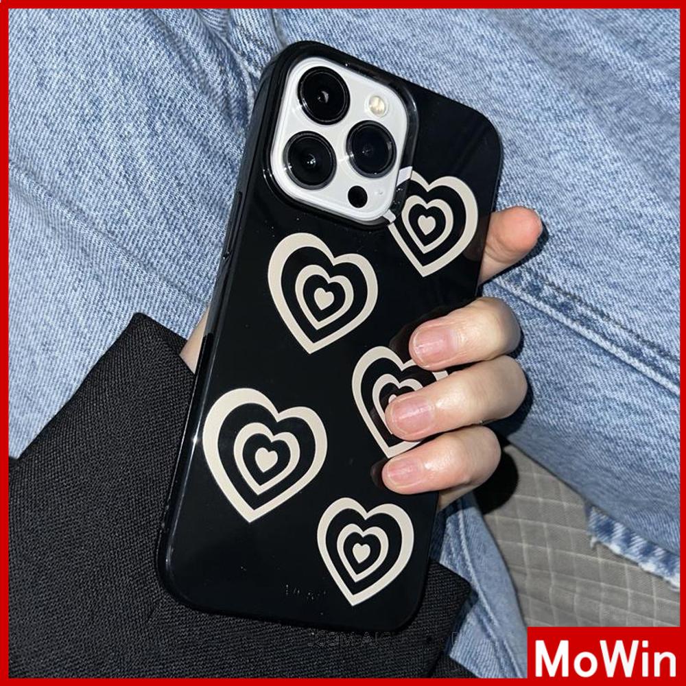 For iPhone 14 Pro max iPhone Case Black Soft Case TPU Candy Case Shockproof Big Hole Protection Camera Heart Shape Compatible For iPhone 13 Pro max 12 Pro Max 11 xr xs 7Plus 7 8