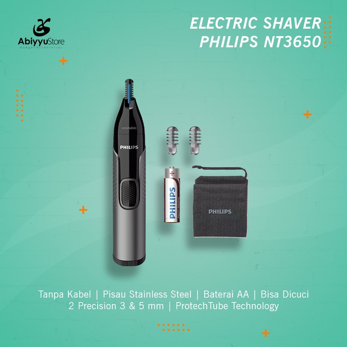 Electric Shaver Philips NT3650 - Alat Cukur Pencukur Bulu Hidung Alis
