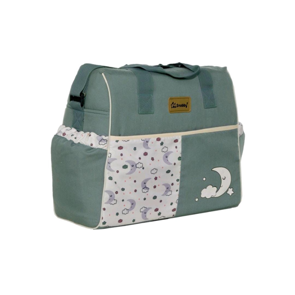 Snobby Tas Bayi Besar Saku Print GLOWY SERIES- SBT 7271