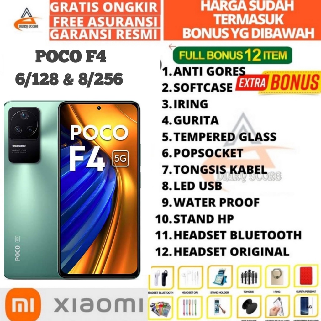 XIAOMI POCO F4 RAM 6/128 & 8/256 GARANSI RESMI