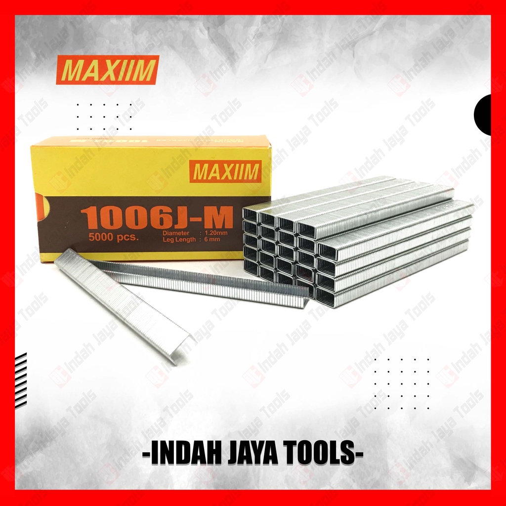 

MAXIIM 1006 J Isi Stapler 6 mm - Staples Paku Tembak Model U 1006J