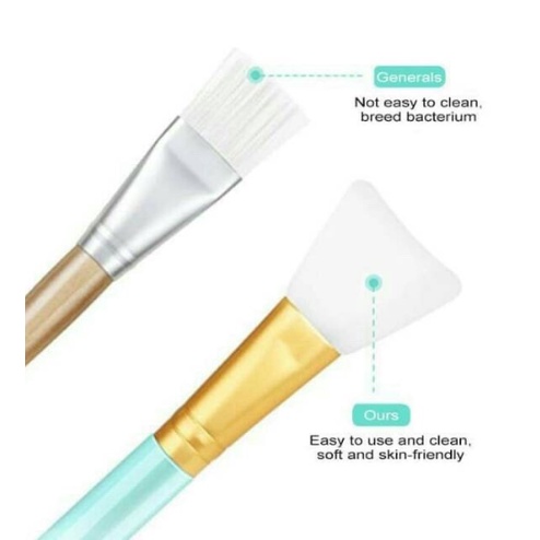 ❤ IJN ❤ KUAS MASKER SILIKON / SILICONE BRUSH FOR FACE MASK - KUAS SILICON TREND TERBARU