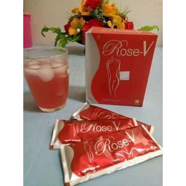 ROSE V NASA ORIGINAL 1 box  isi 15 SACHET(KEWANITAAN)