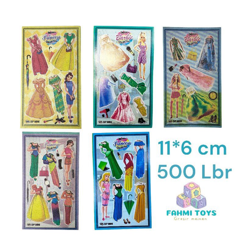 BP MINI ISI 500 bongkar pasang kertas mini ukuran 11*6 cm
