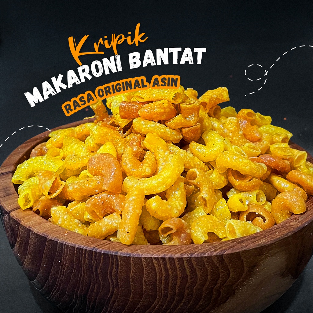 

Yasnack Makaroni Bantat Original Asin 1/4 kg, 250 gr