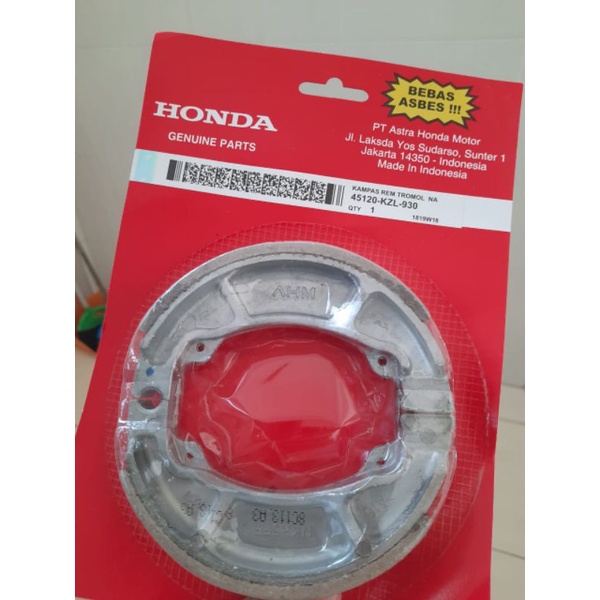 KAMPAS REM TOMOL VARIO,BEAT,SCOPY. HONDA