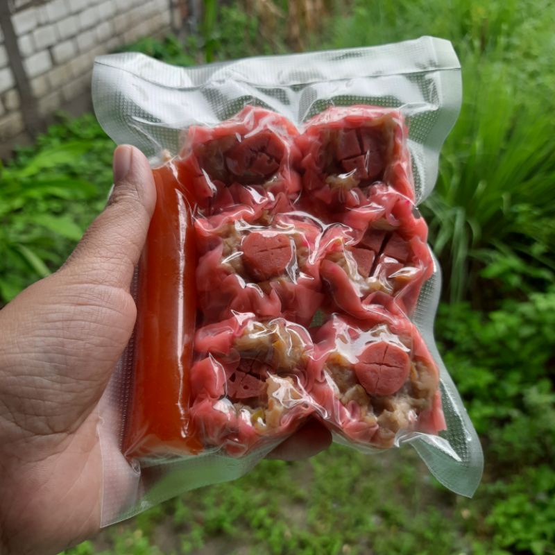

Dimsum Siomay Ayam Frozen Halal Non Pengawet Press Vacum Kemasan Medium