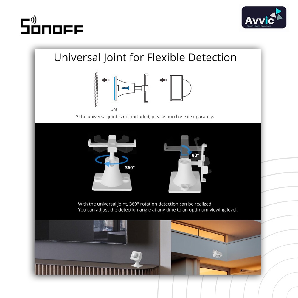 Sonoff PIR3RF Mounting for motion sensor Base