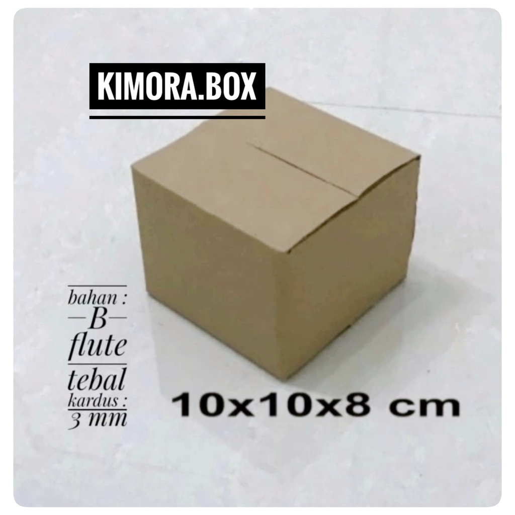 

Kardus karton uk. 10x10x8 cm Kotak Box ST untuk packing Souvenir