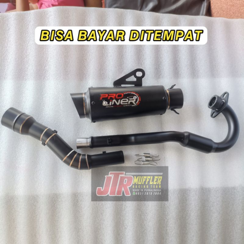 Knalpot PROLINER black Crf 150 l Klx 150 Dtracker 150