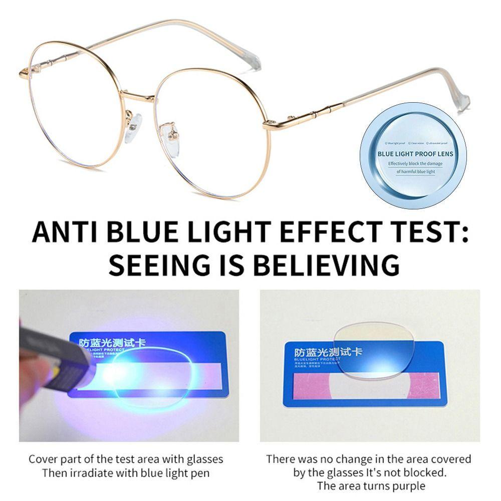 R-flower Anti-Blue Light Kacamata Kantor Portable Tahan Lama Ultra Light Frame