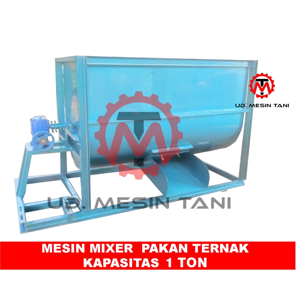 Mesin Mixer Pakan Ternak KAPASITAS 1 TON