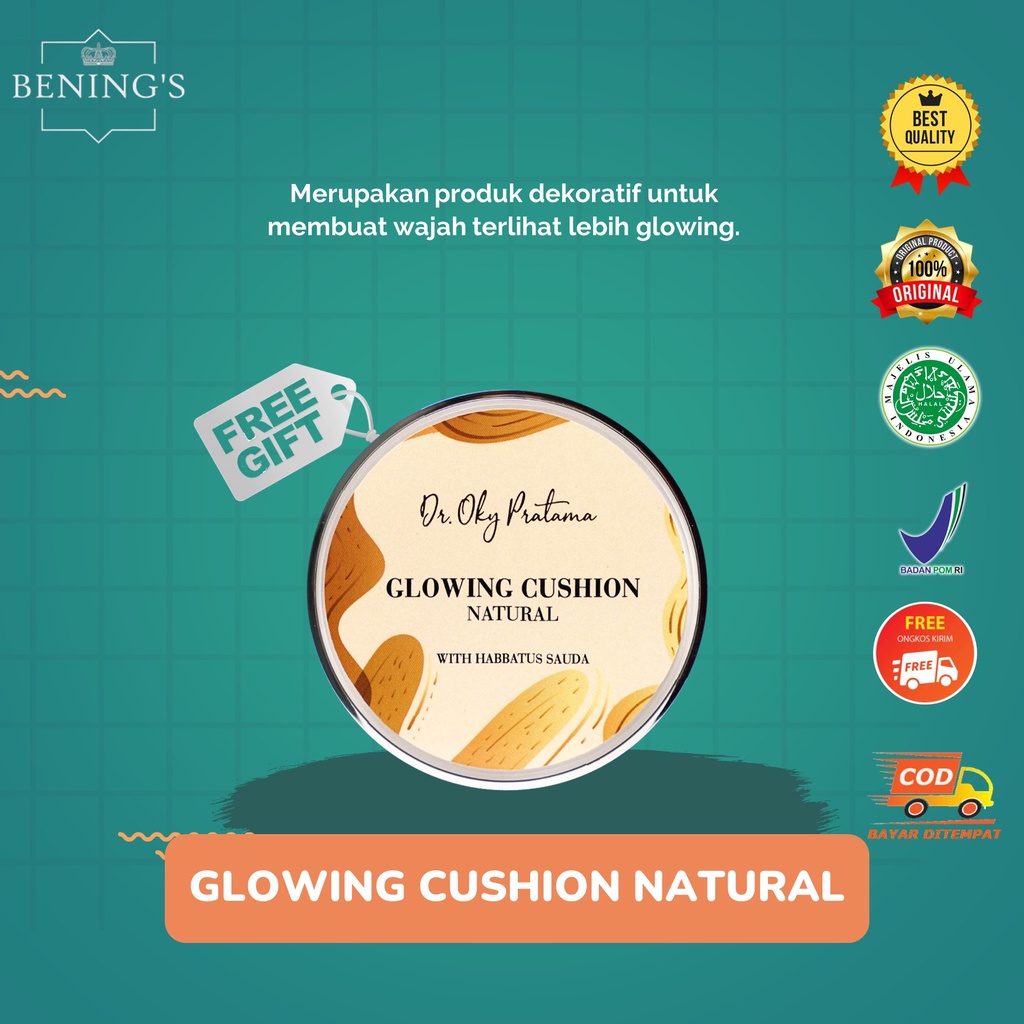 Glowing Cushion 'Natural' Benings Skincare by Dr Oky Pratama