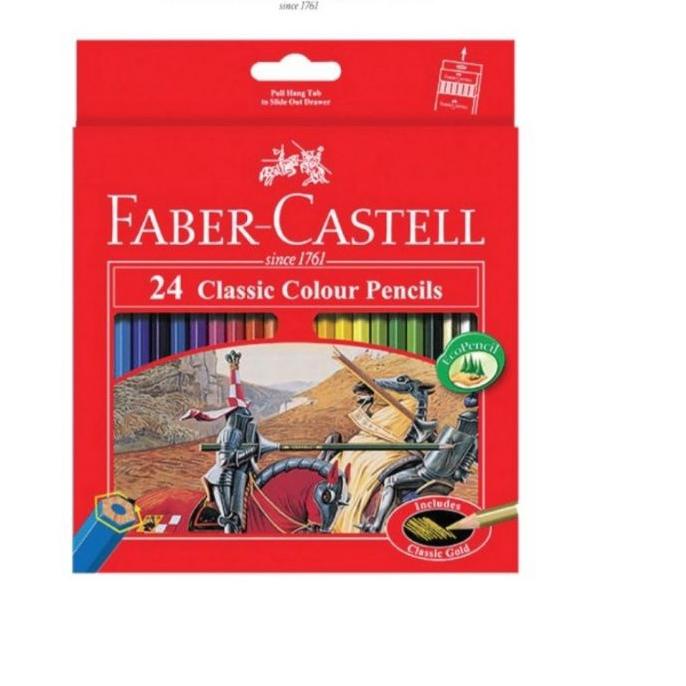 

Update! Pensil 24 Warna Panjang Faber Castell Classic Colour Pencils