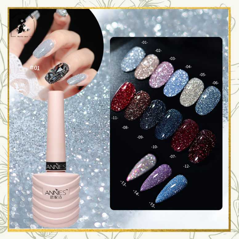 【 COD 】Kutek Gel Flash Night Glitter UV LED/Nail Polish Gel Art/Cat Kuku 10ml