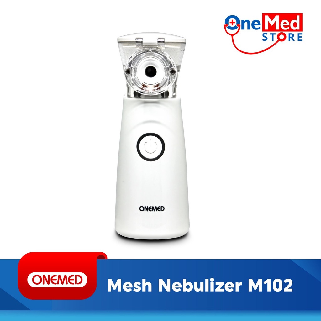 Mesh Nebulizer OneMed M 102 Portable / Alat Uap Bantu Pernafasan Asma OJB