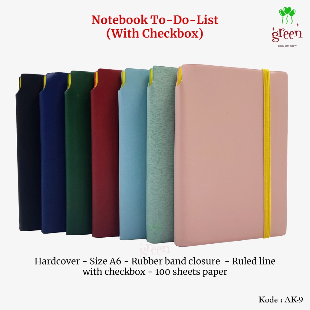 

Notebook To do list | Notebook Checkbox | Notebook Planner | Notebook To-Do-List Size A6