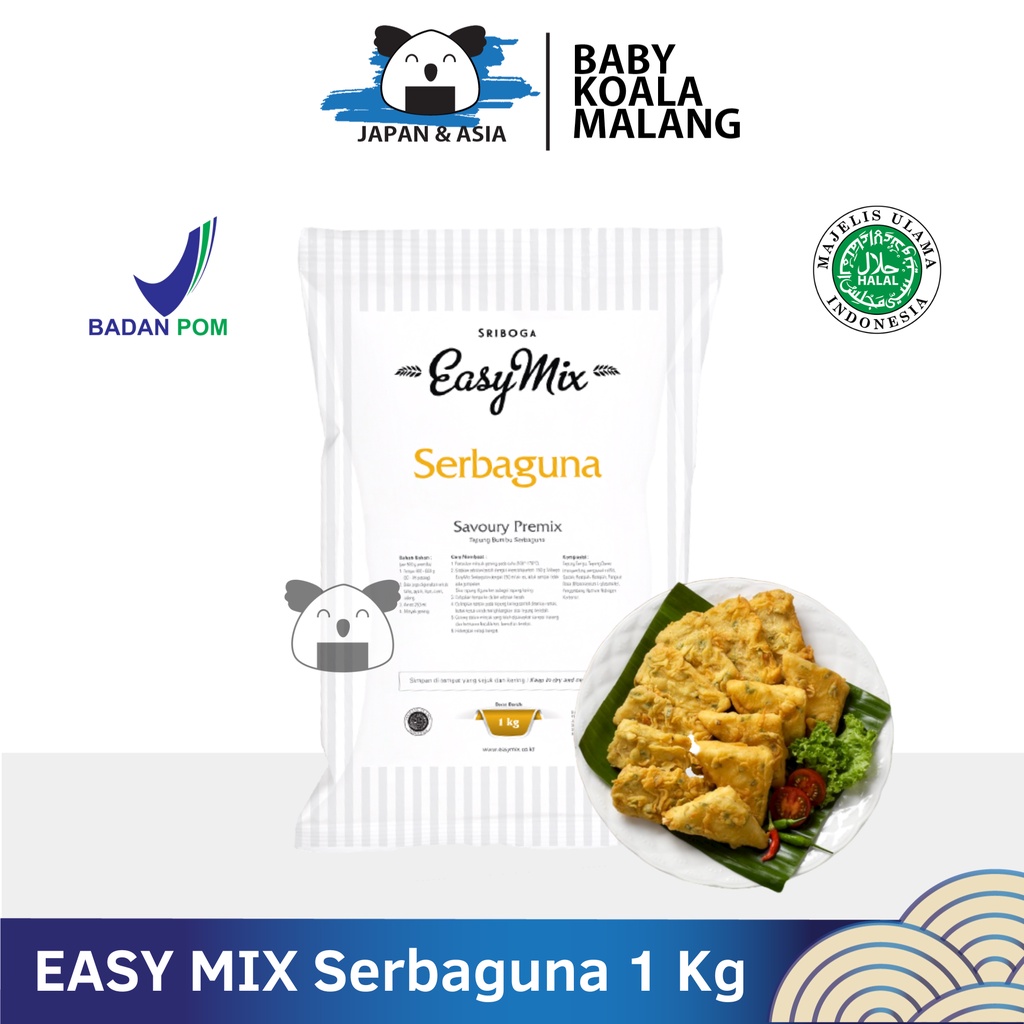 

EASY MIX Tepung Bumbu Serbaguna 1 Kg Halallll...