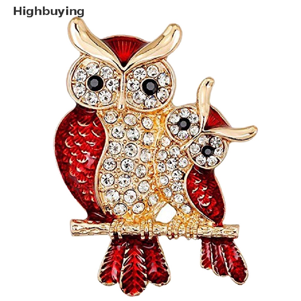 Hbid Owls Bros Hadiah Natal Pin Korsase Dua Owls Pin Jas Retro Bros Glory