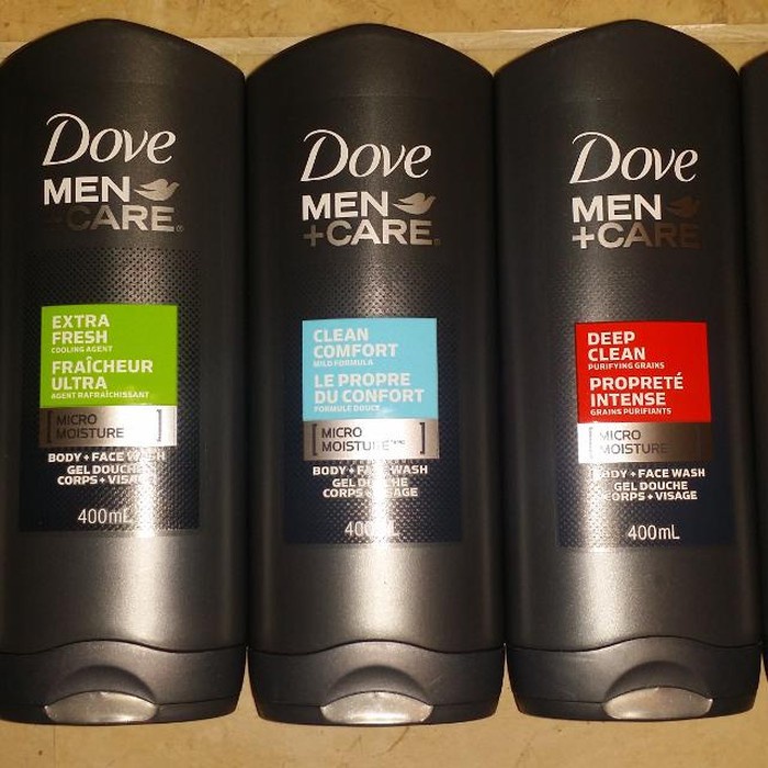 Dove Men Care Body + Face Wash All Botol 400ml - Sabun Mandi Cair