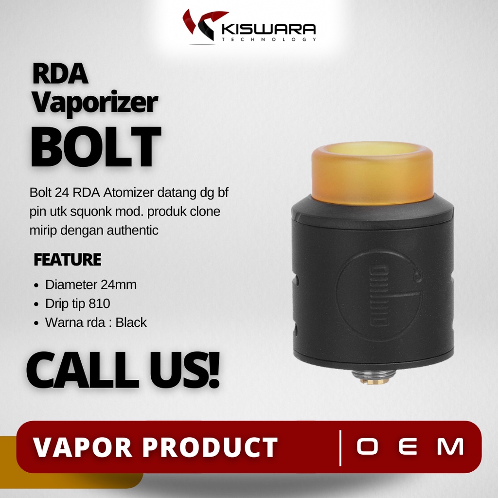 Bolt 24 RDA Clone BLACK